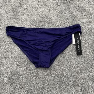 La Blanca Swim Bikini Bottom Womens Size 14 Lined Chic Minimalist Beachwear